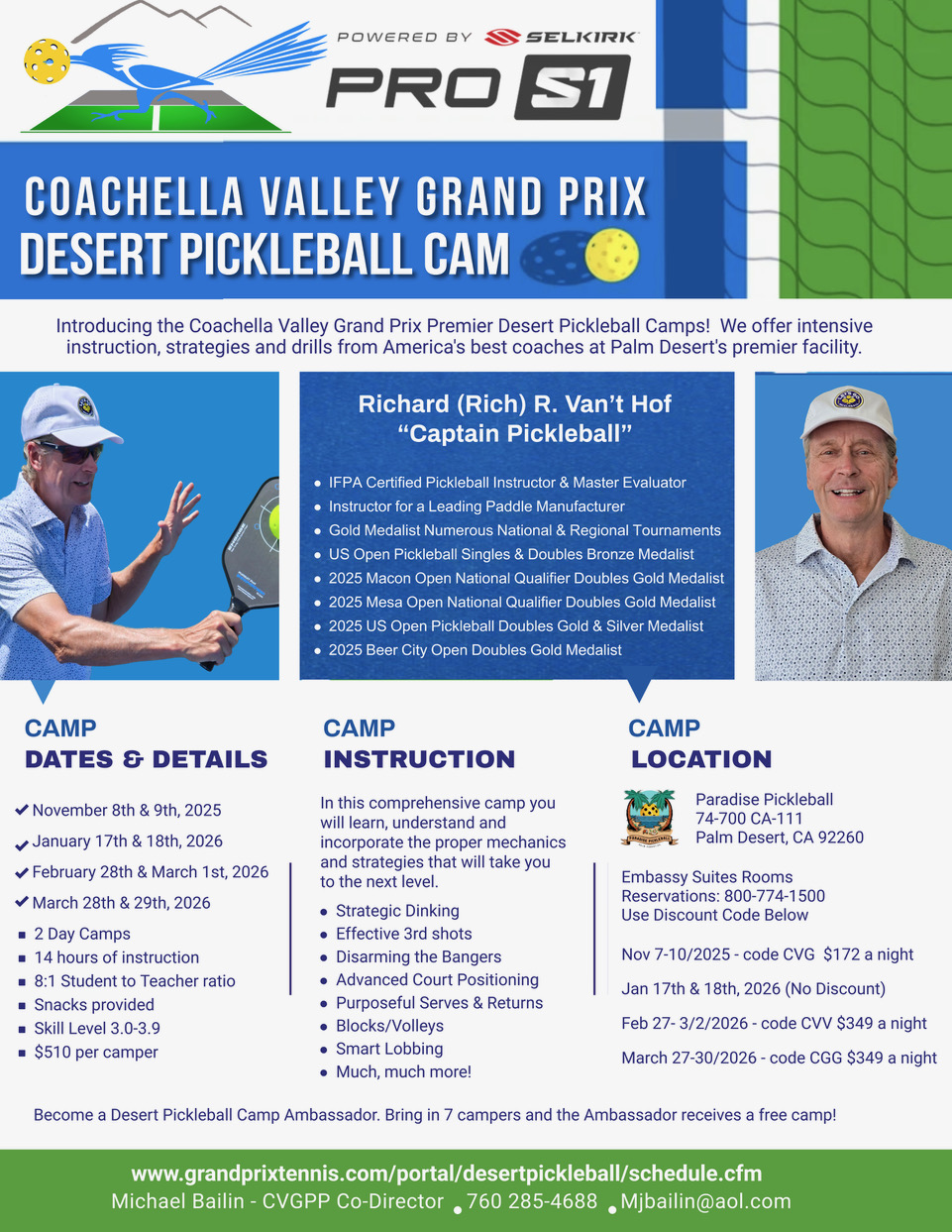 Coming Soon - Desert Pickleball Camps